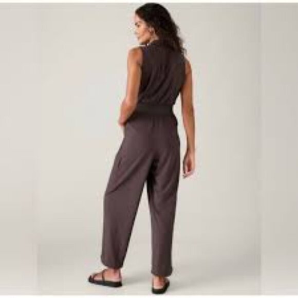 Athleta Brooklyn Utility Jumpsuit NWT, 14 Dark Grey - Picture 3 of 9